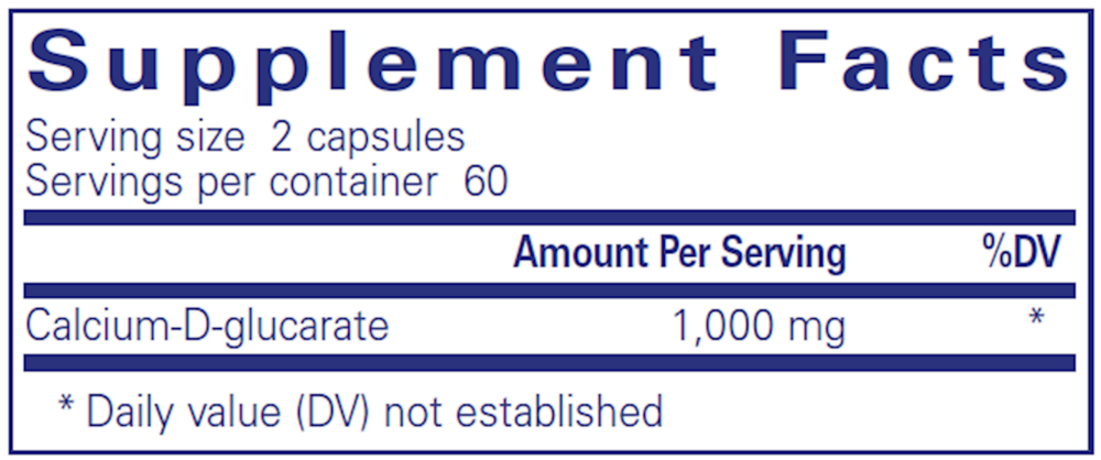 Product image for Calcium-D-Glucarate.