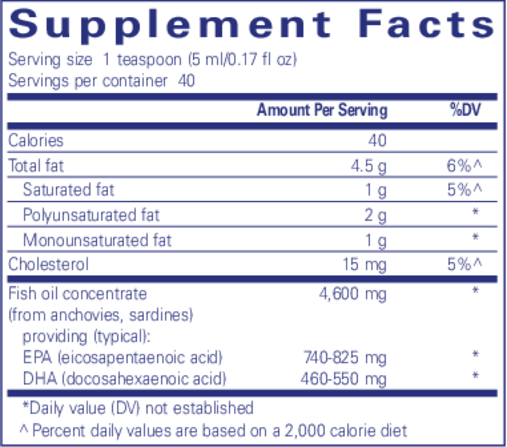 Product image for EPA/DHA Liquid.
