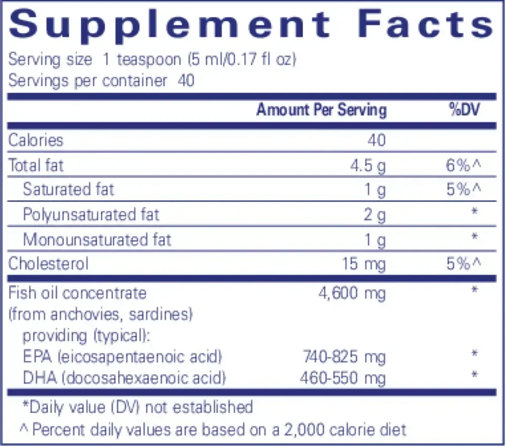 Product image for EPA/DHA Liquid.