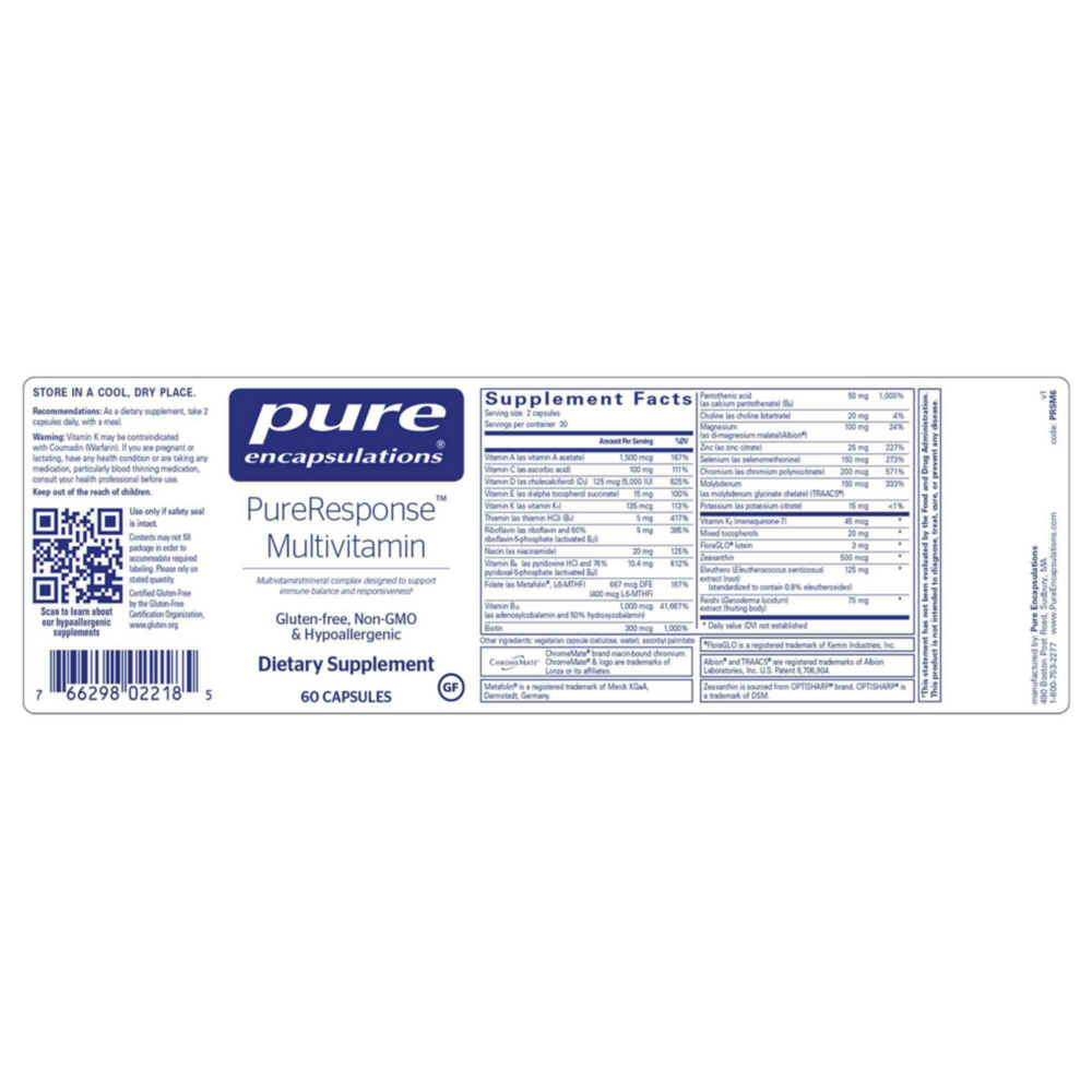 Product image for PureResponse™ Multivitamin.