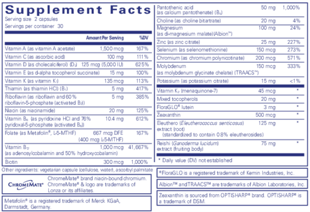 Product image for PureResponse™ Multivitamin.