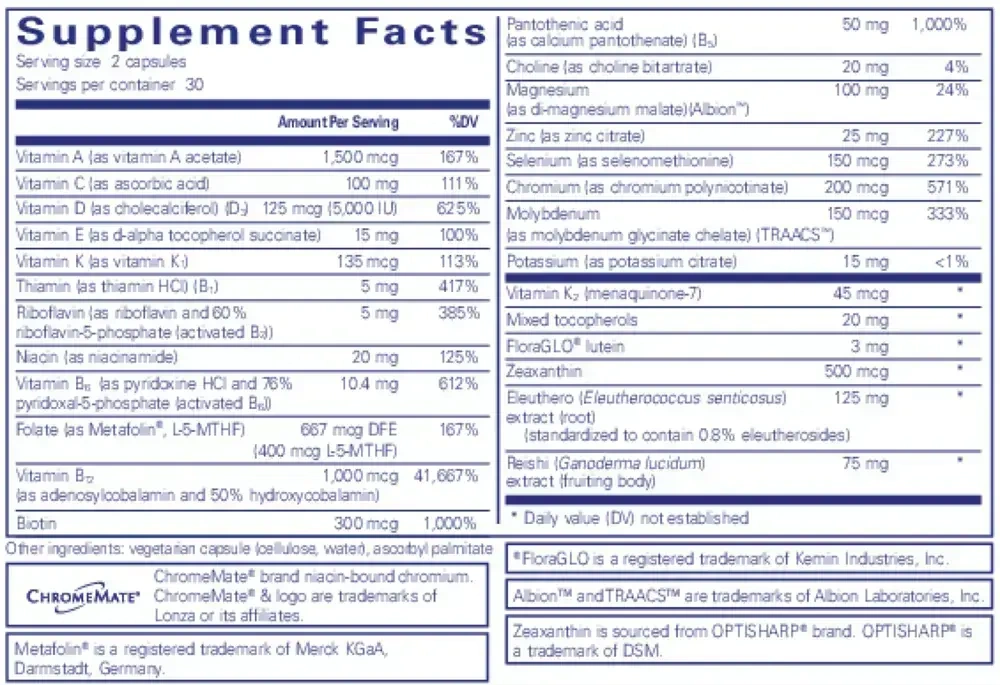 Product image for PureResponse™ Multivitamin.