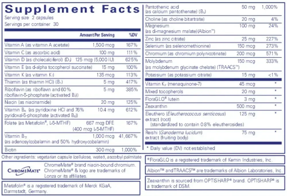 Product image for PureResponse™ Multivitamin.