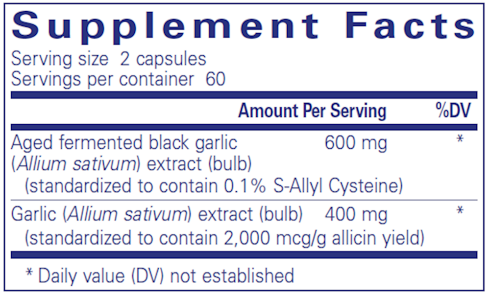 Product image for Garlic Complex.