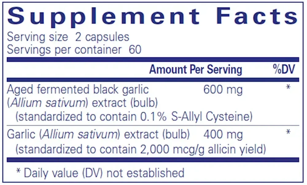 Product image for Garlic Complex.
