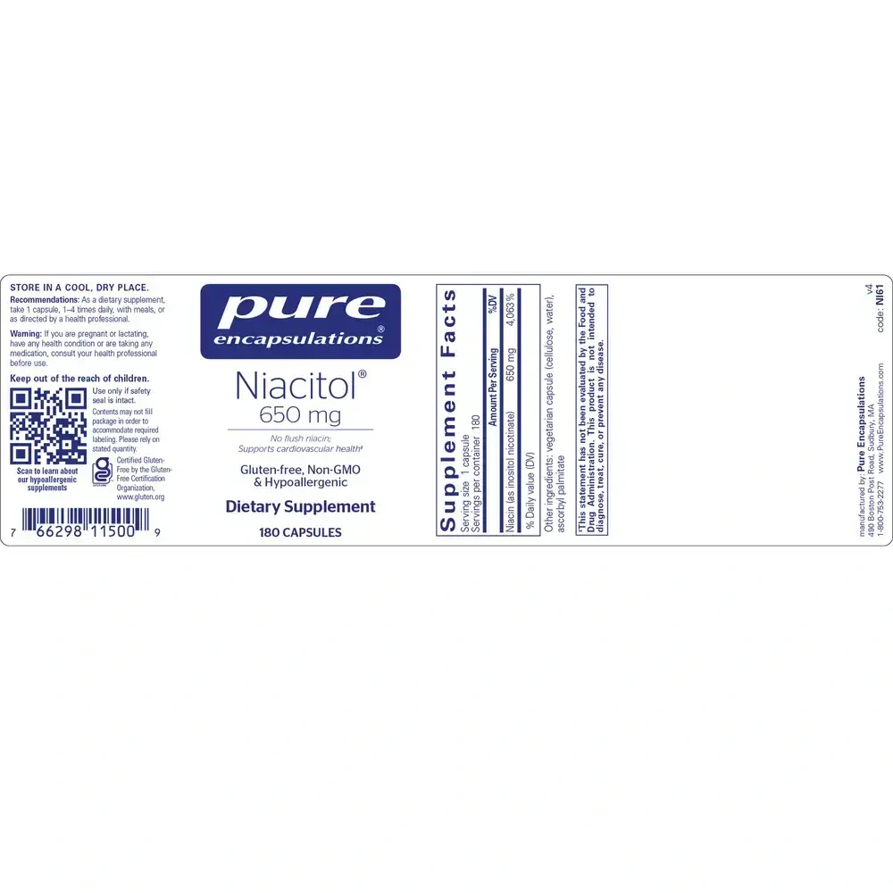 Product image for Niacitol 650mg.