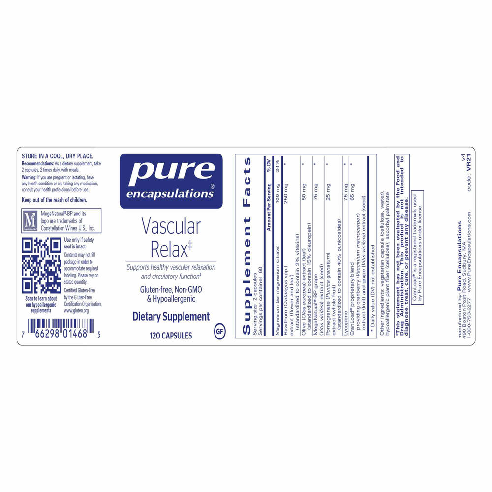 Product image for Vascular Relax.