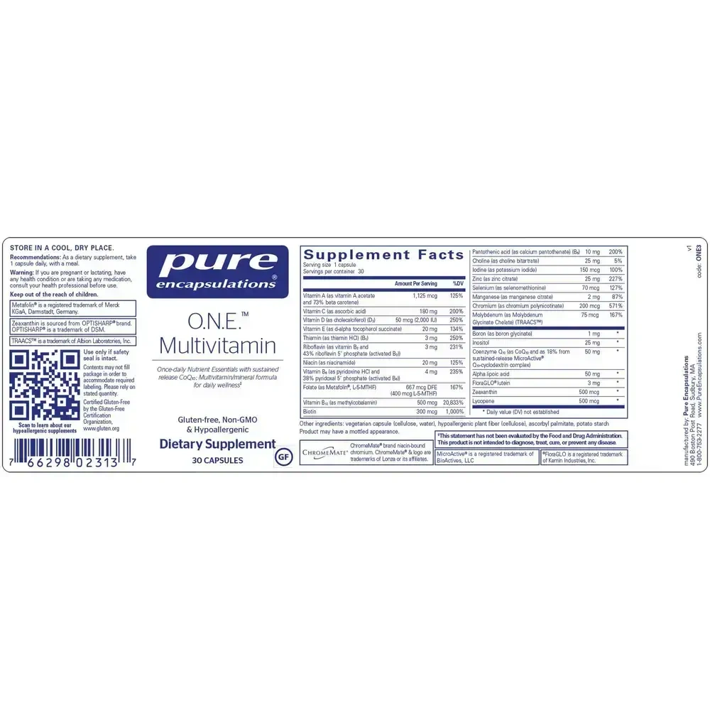 Product image for O.N.E. Multivitamin.