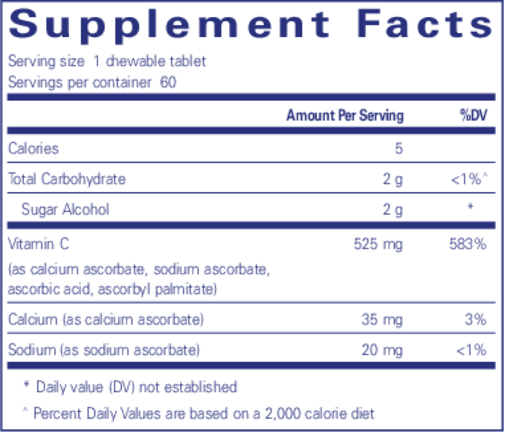 Product image for Vitamin C Chewables.