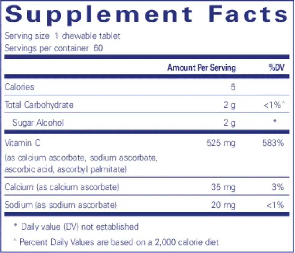 Product image for Vitamin C Chewables.