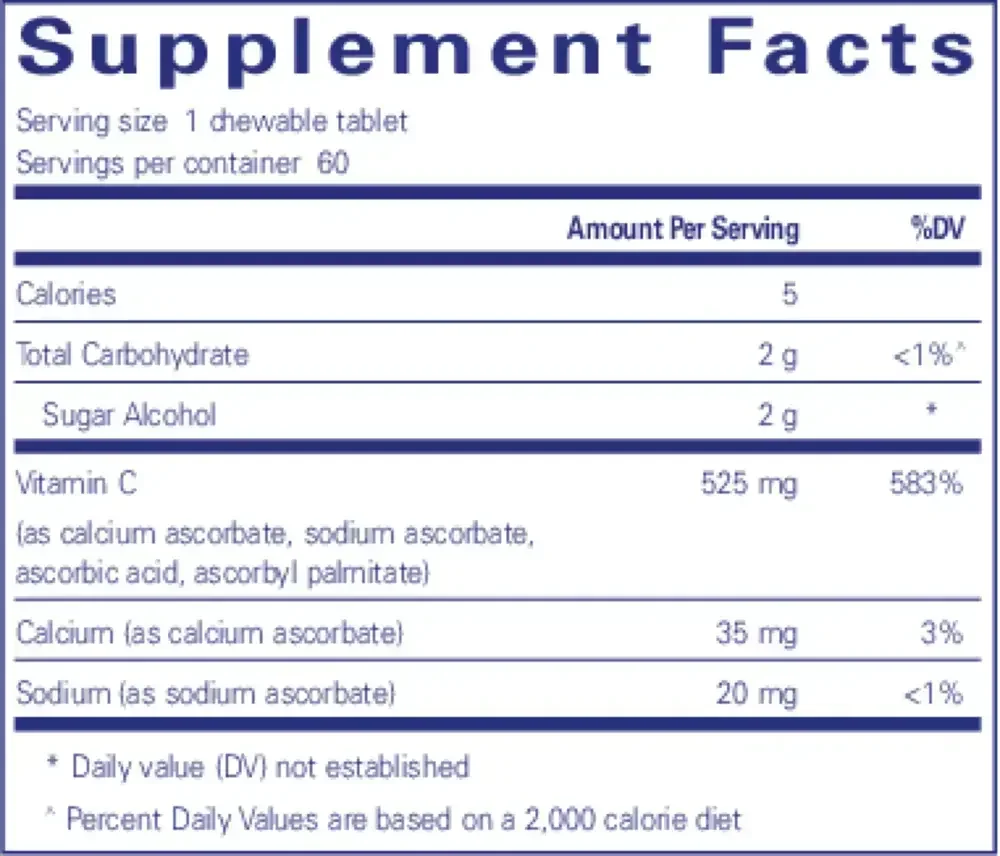 Product image for Vitamin C Chewables.
