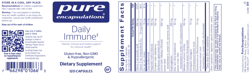 Product image for Daily Immune*.