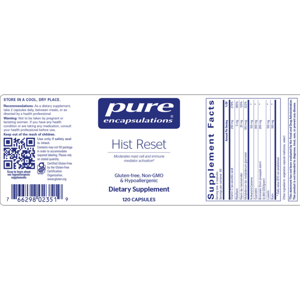 Product image for Hist Reset.