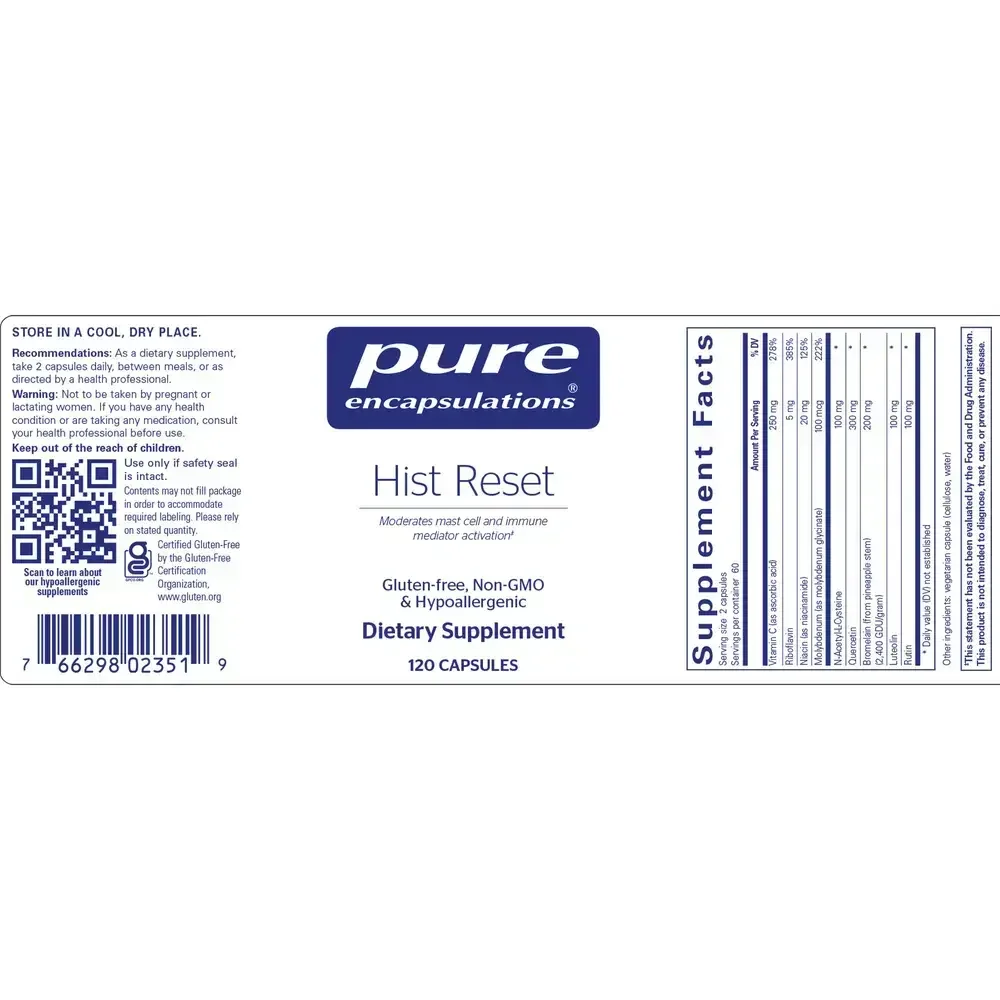 Product image for Hist Reset.