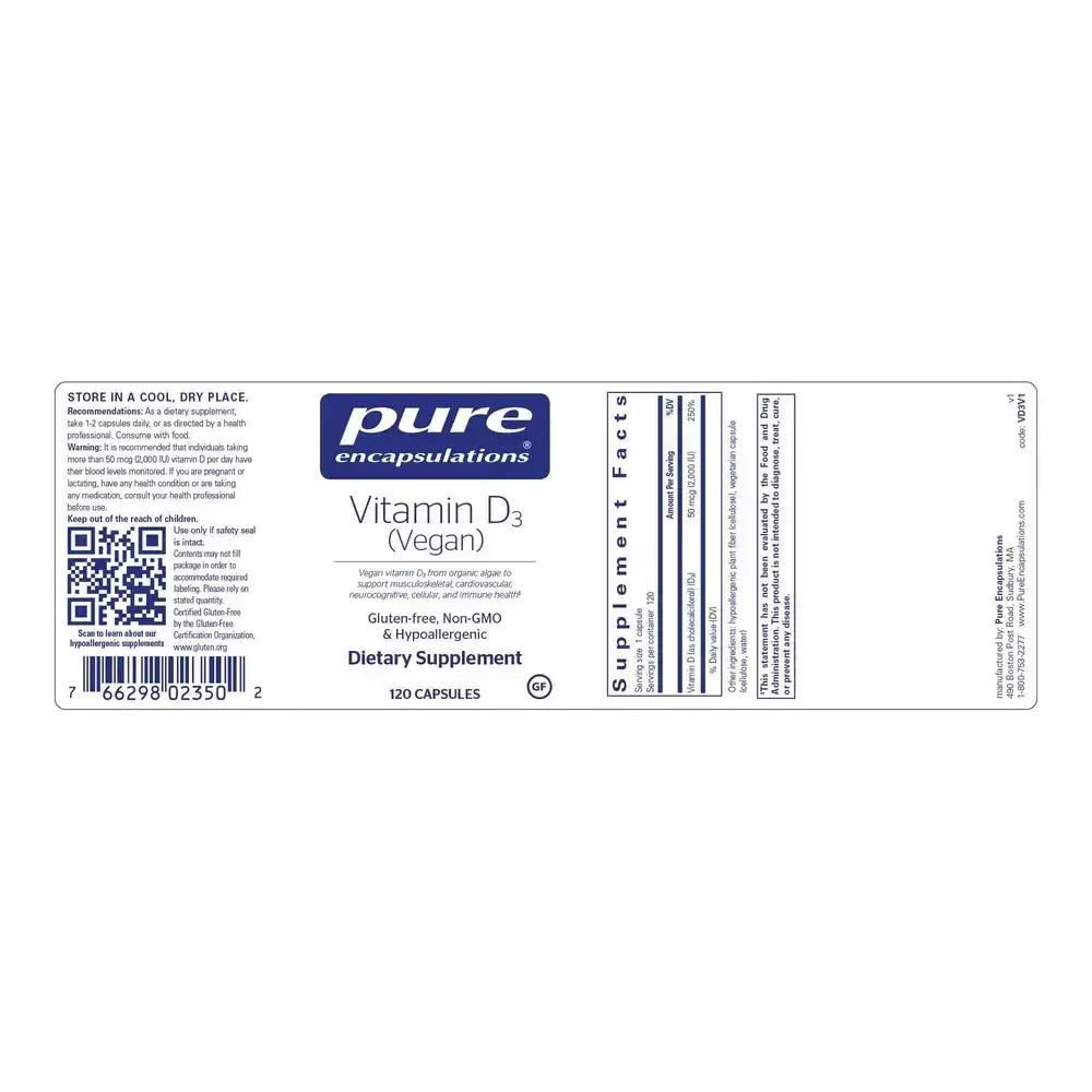 Product image for Vegan Vitamin D.