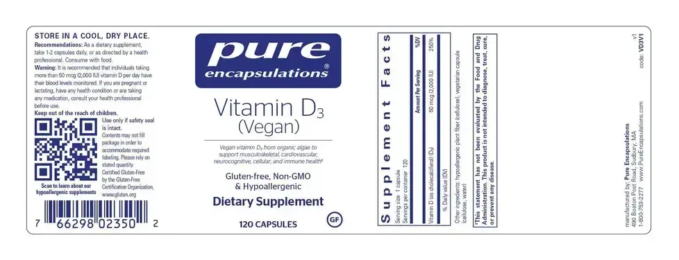 Product image for Vegan Vitamin D.