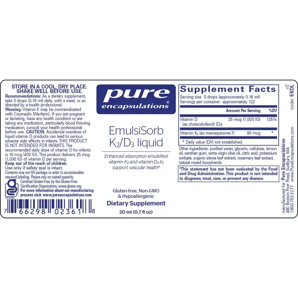 Product image for EmulsiSorb K2/D3 liquid.
