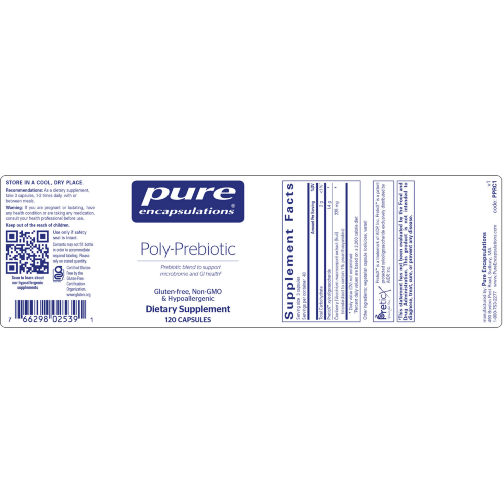 Product image for Poly-Prebiotic Capsule.