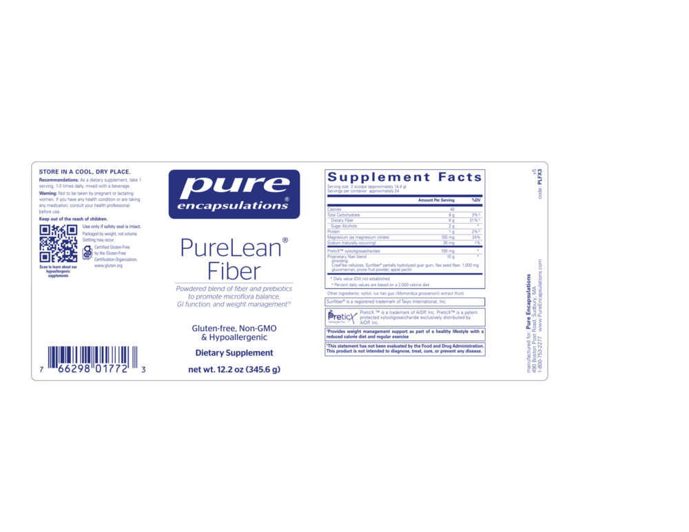 Product image for PureLean Fiber (California Only).