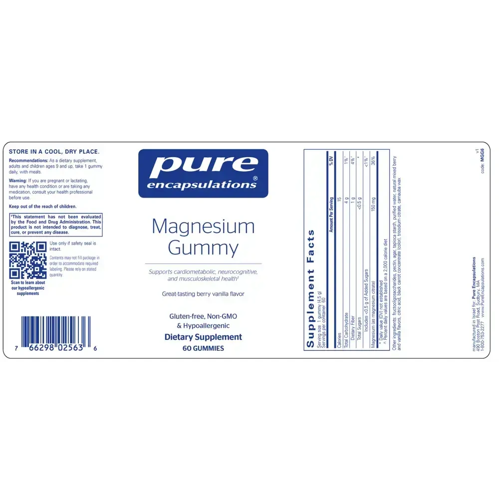 Product image for Magnesium Gummy.