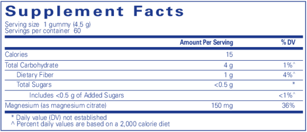 Product image for Magnesium Gummy.