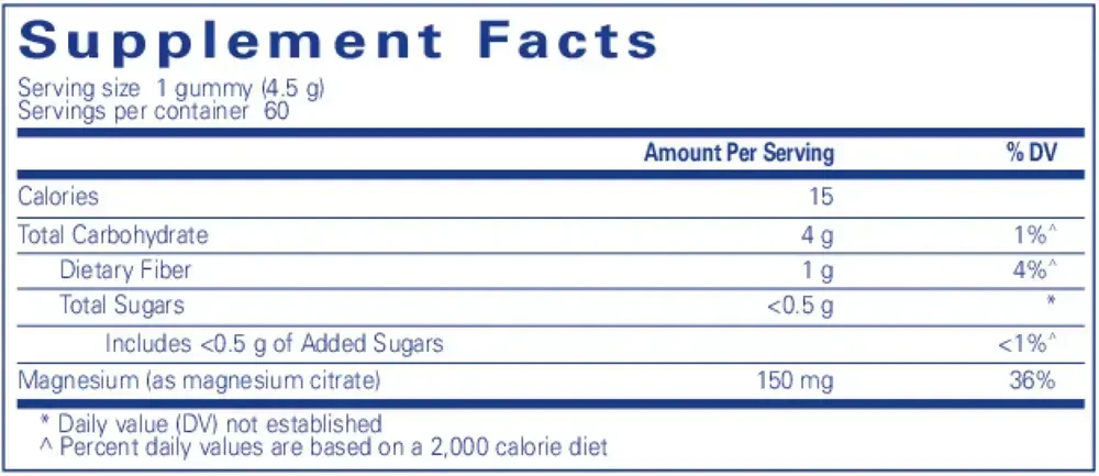 Product image for Magnesium Gummy.