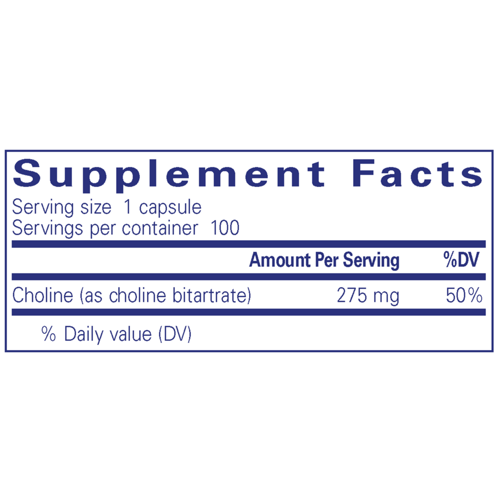 Product image for Choline (bitartrate).