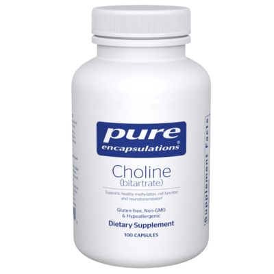 Choline (bitartrate) 100 capsules