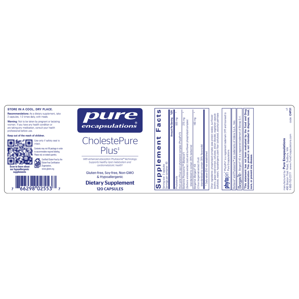 Product image for CholestePure Plus ‡.