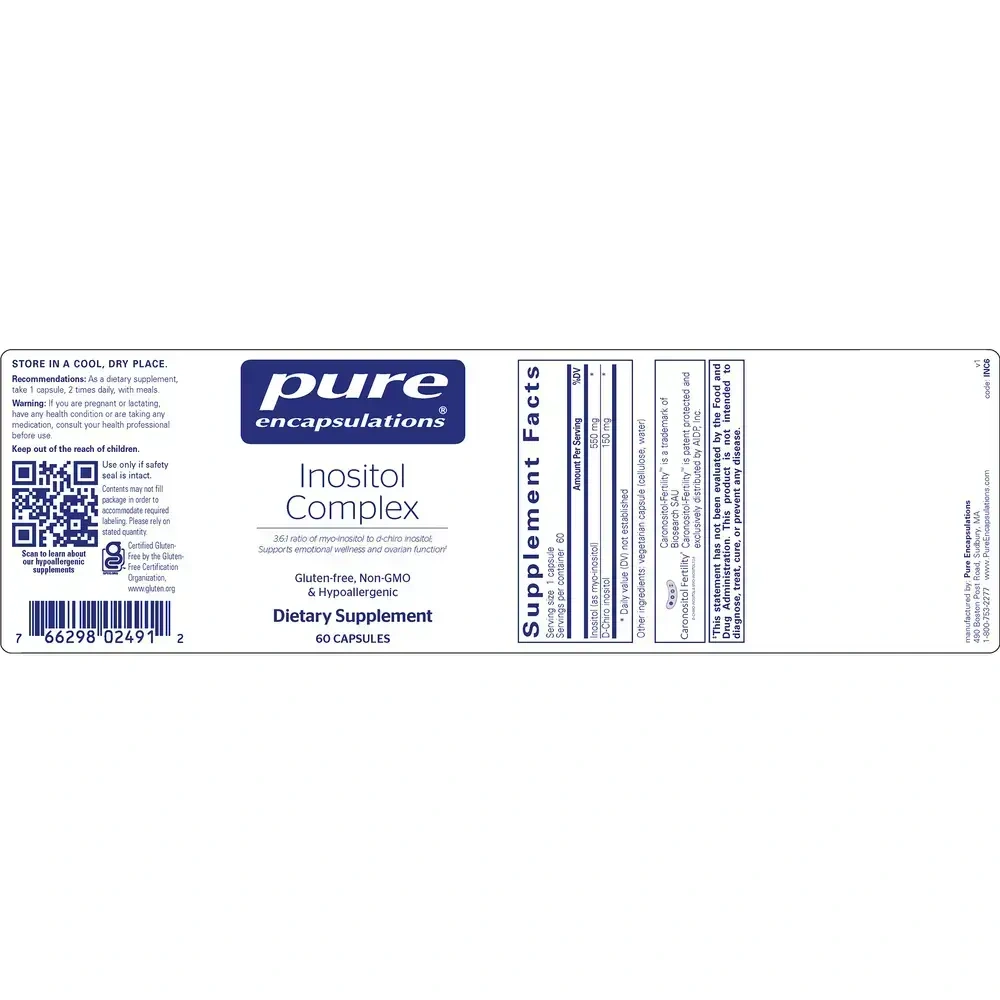 Product image for Inositol Complex.