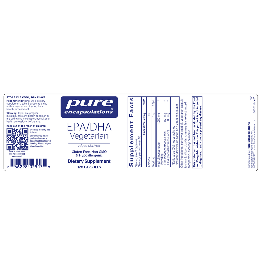 Product image for EPA&#x2F;DHA Vegetarian.