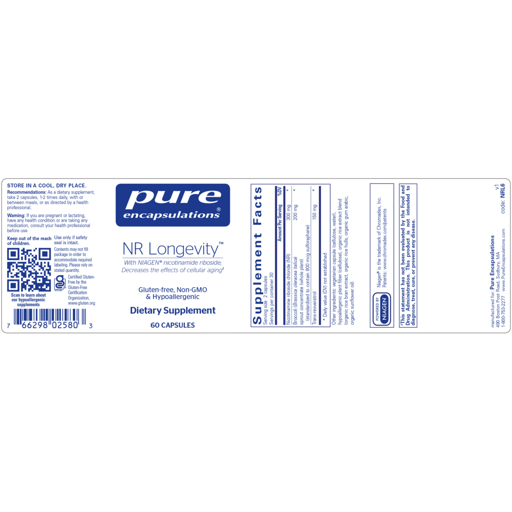 Product image for NR Longevity™.