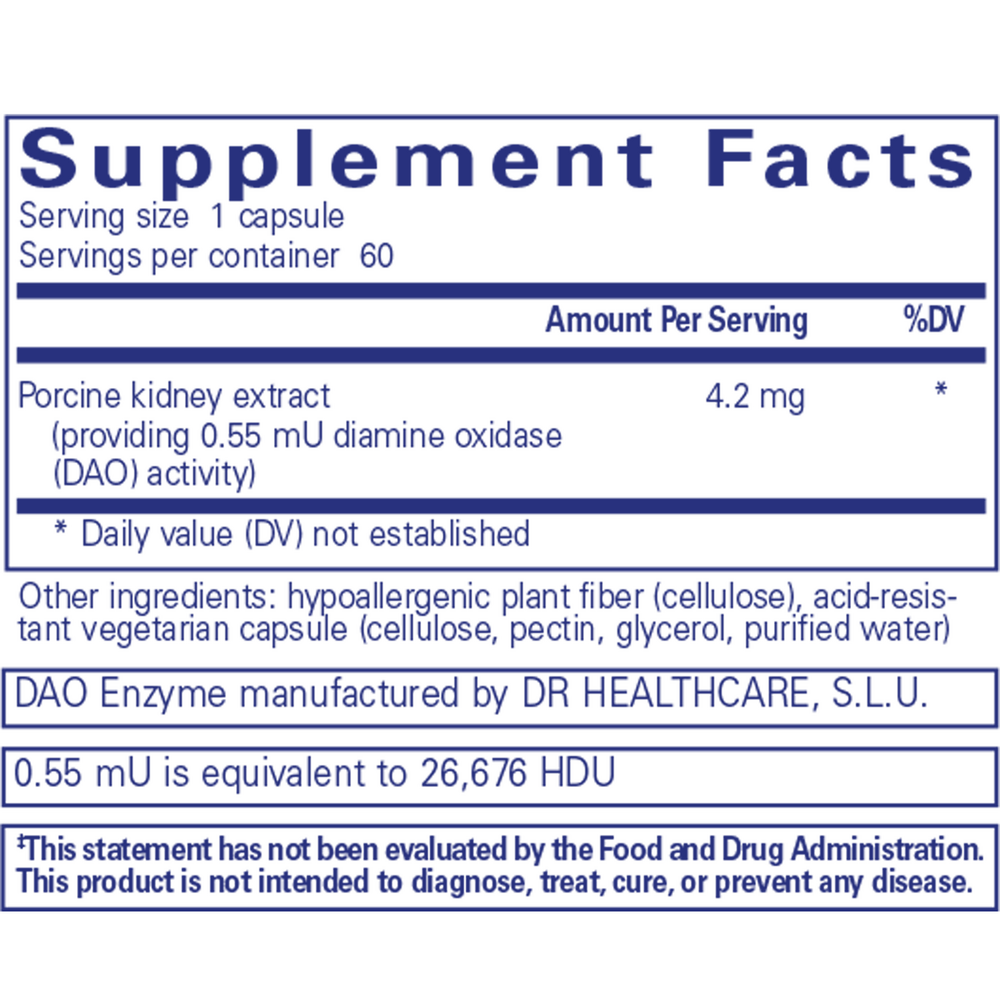 Product image for DAO Enzyme.