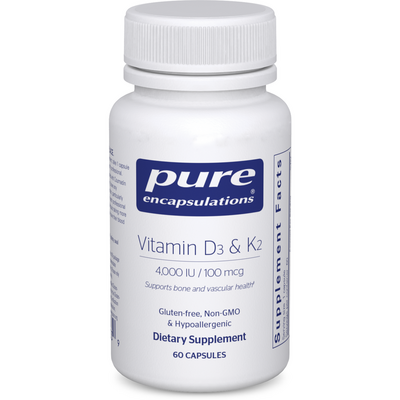 Vitamin D3 & K2 60 capsules