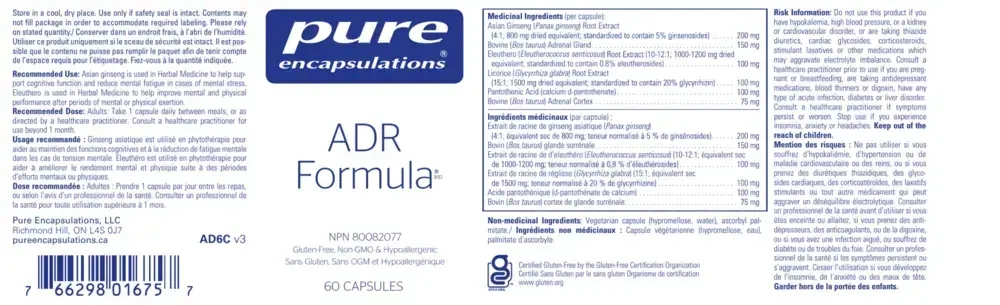 Product image for ADR Formula.