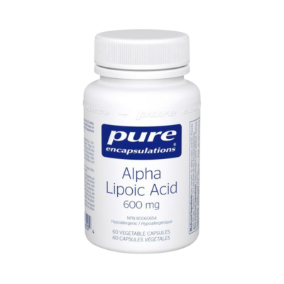 Product image for Alpha Lipoic Acid 600 mg (60 capsules).