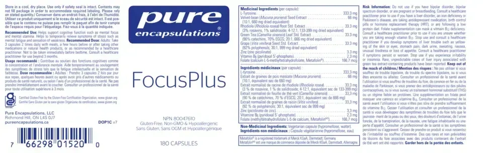 Product image for FocusPlus (formerly DopaPlus).
