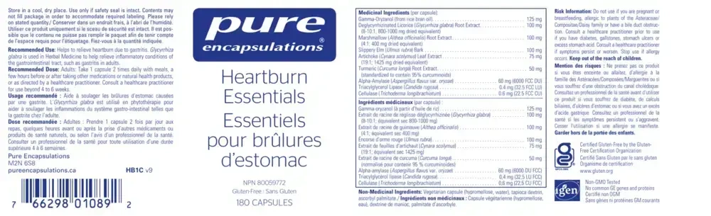 Product image for Heartburn Essentials.