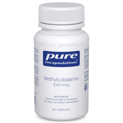 Methylcobalamin 1000 (60 capsules) by Pure Encapsulations