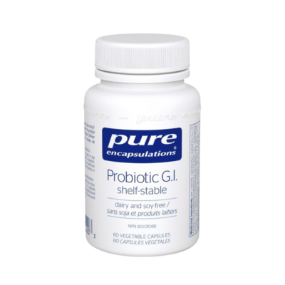 Product image for Probiotic G.I. (soy &amp; dairy free) (60 capsules).