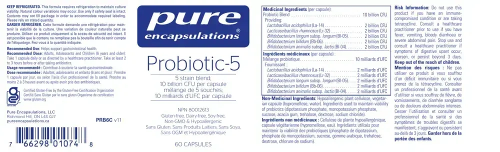 Product image for Probiotic-5 (dairy-free).