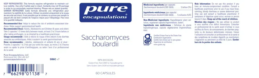 Product image for Saccharomyces boulardii.