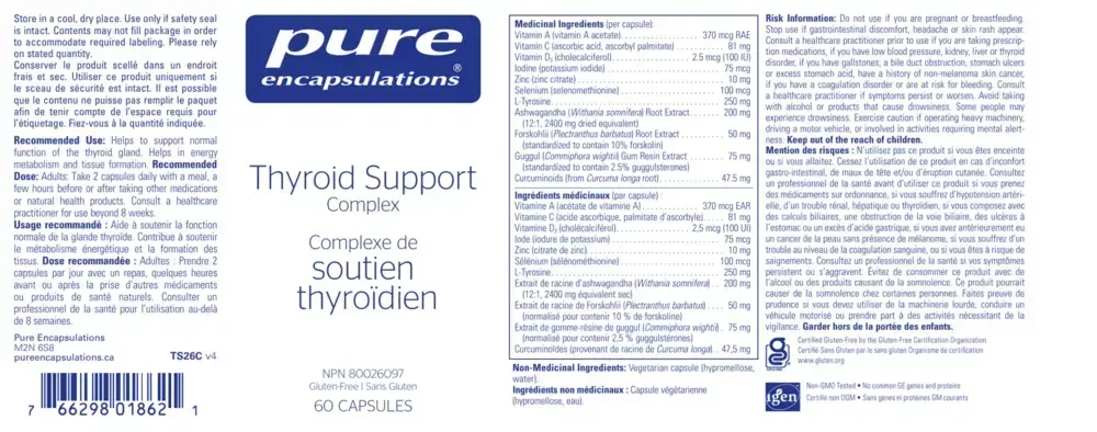Product image for Thyroid Support Complex.