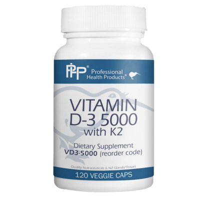 Vitamin D3 5000 with K2 120 capsules