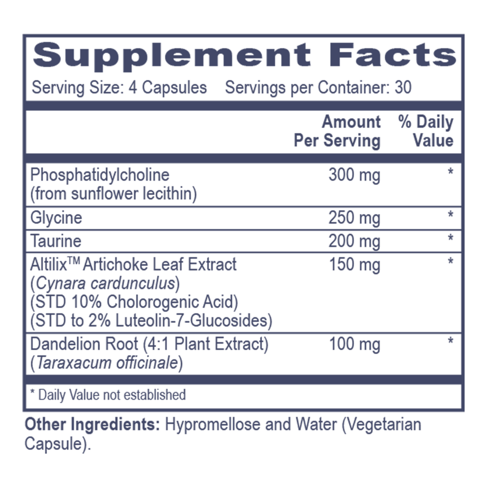Product image for Phase 2.5 Bile Support.