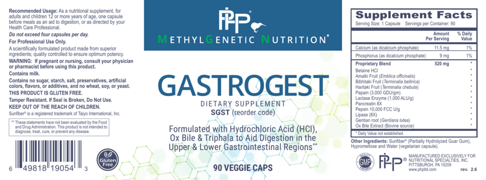 Product image for GASTROGEST.