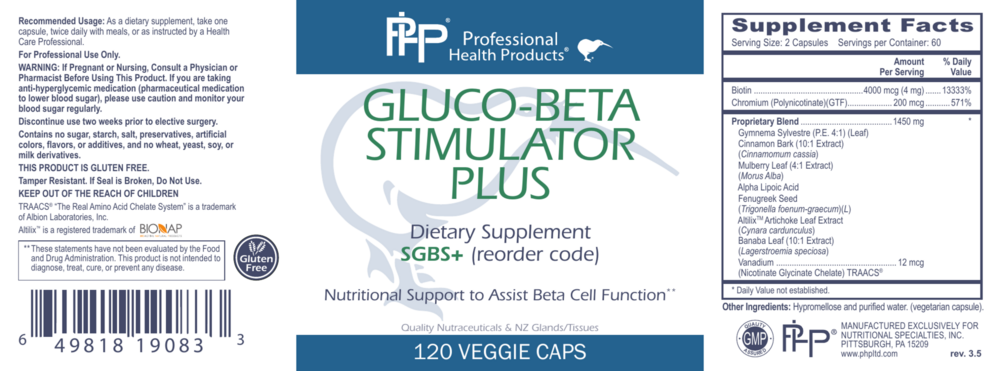 Product image for Gluco-Beta Stimulator+.
