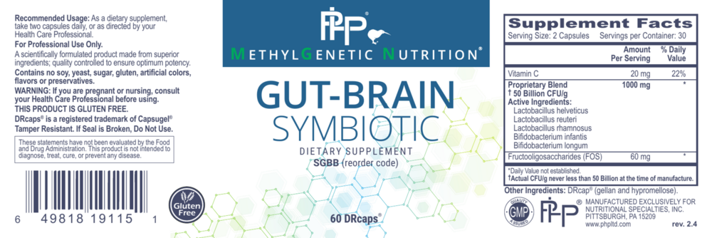 Product image for Gut Brain Symbiotic.