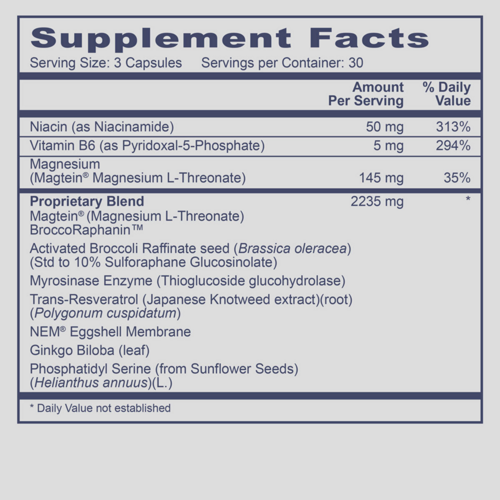 Product image for Neuro Nutrients.