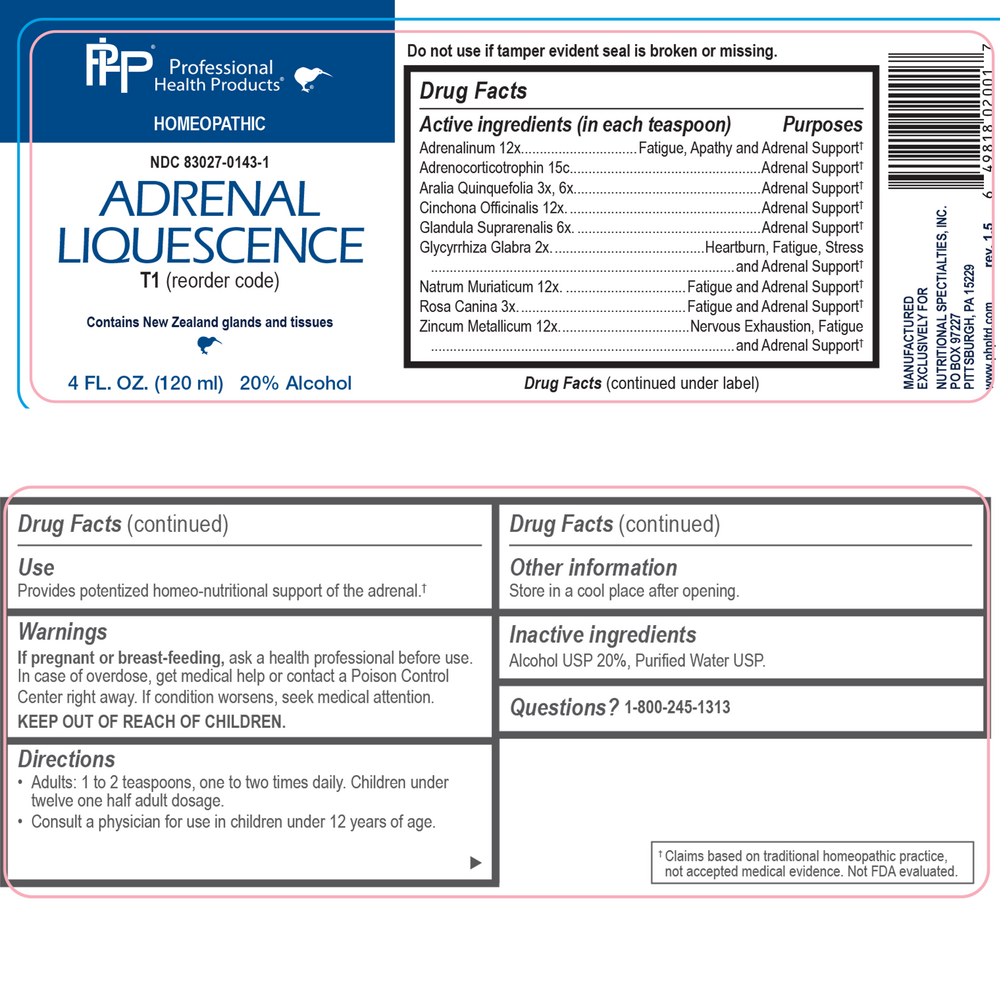 Product image for Adrenal Liquescence.